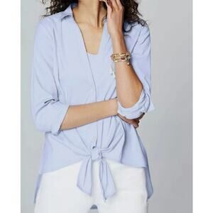 J. JILL Twist-front Blouse